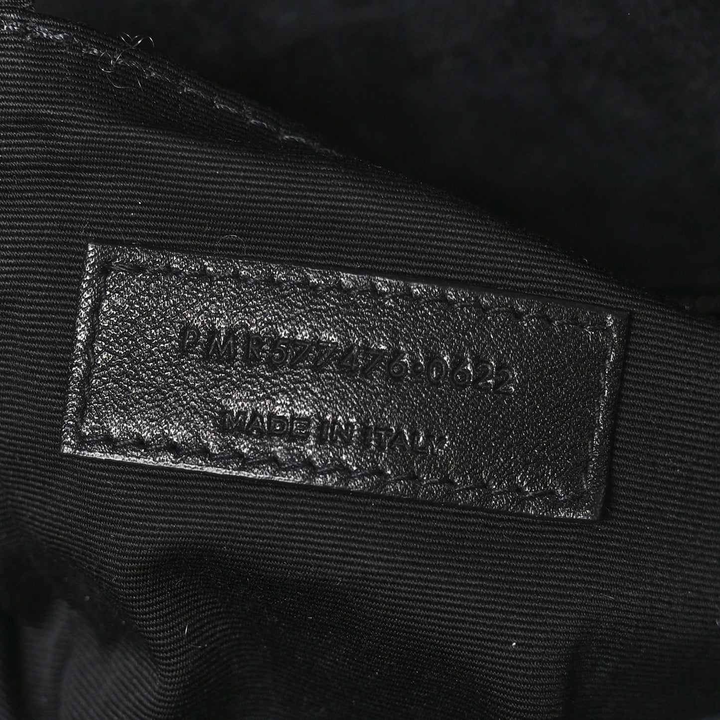 Patent Lambskin Quilted Small Loulou Puffer Monogram Chain Satchel Black