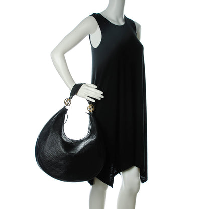 Gucci Guccissima Large GG Twins Hobo Black 2 of 7