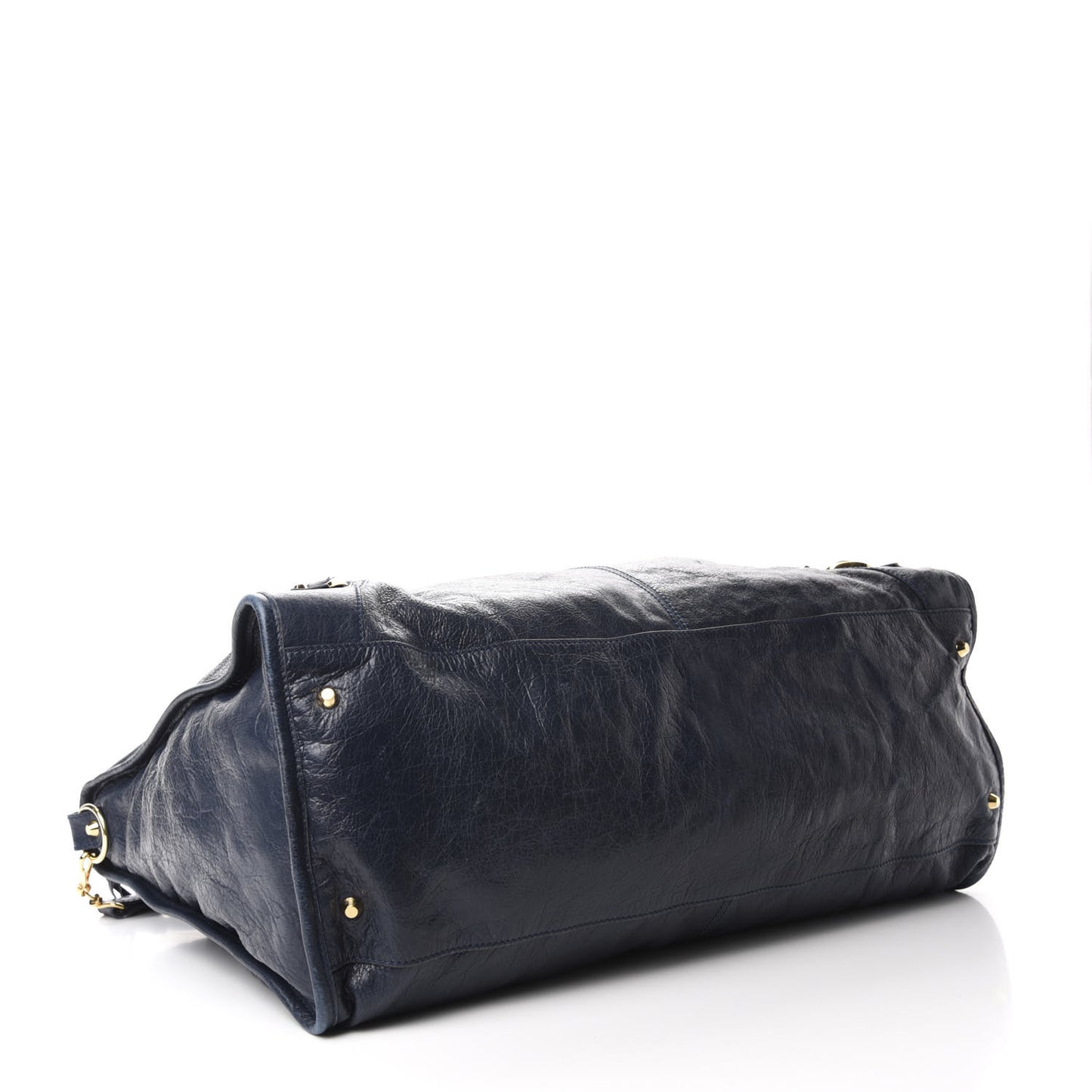 Agneau Classic Gold Hardware City XL Bleu Obscur
