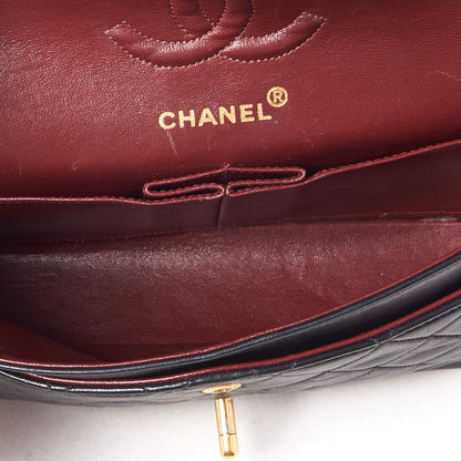 Chanel Lambskin Quilted Small Double Flap Black 8 of 9
