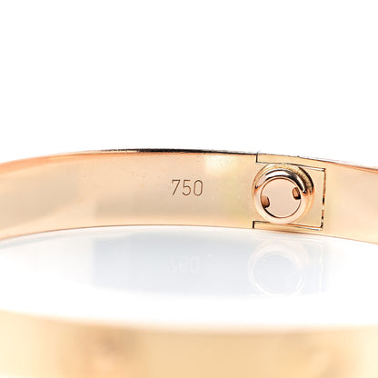 Cartier 18K Pink Gold LOVE Bracelet 16 5 of 7