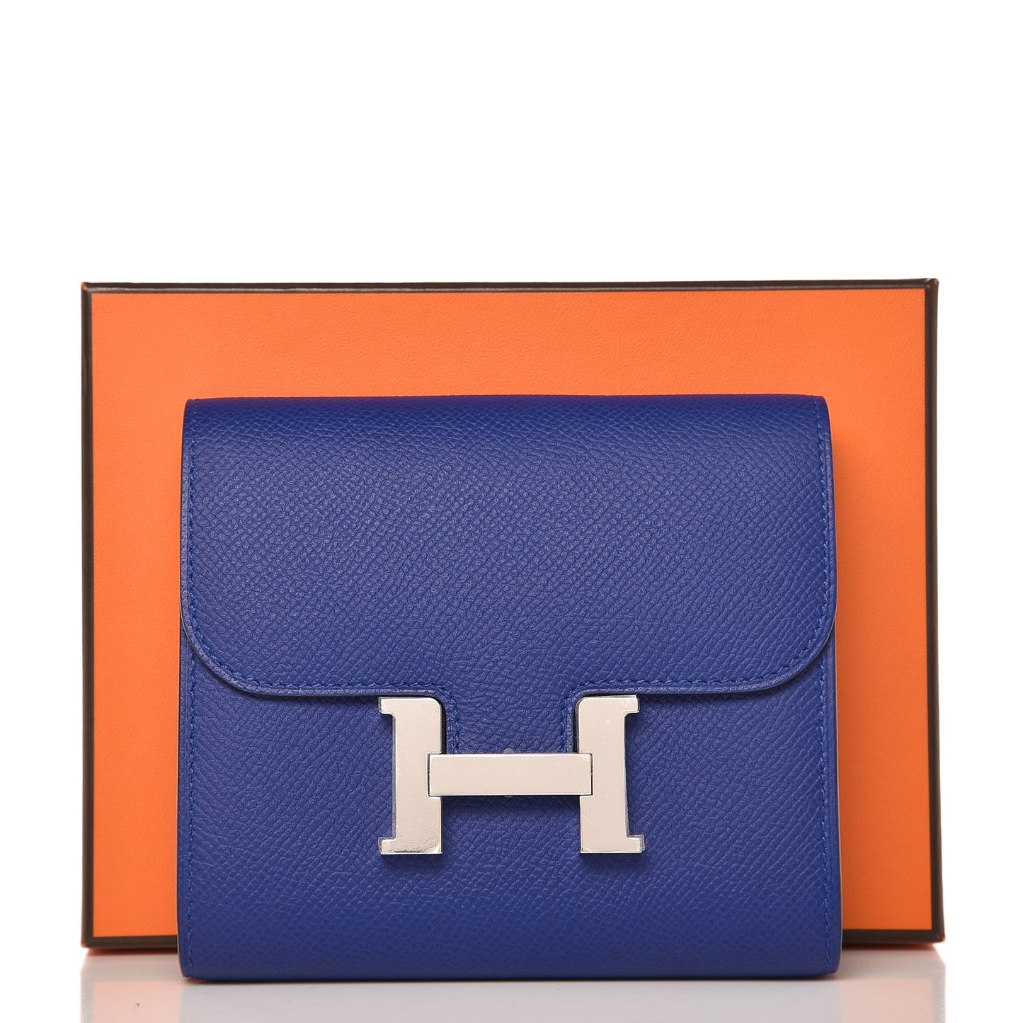 Epsom Constance Short Wallet Bleu Electrique