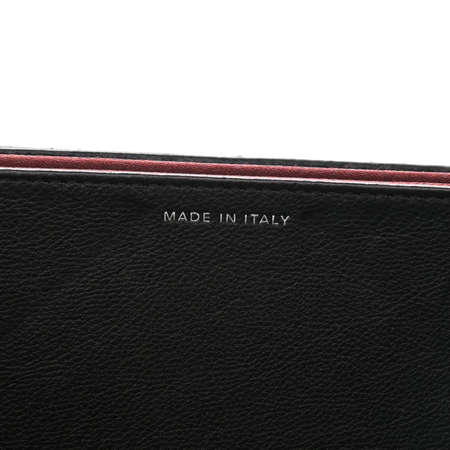Calfskin Quilted CC Waiter Clutch Clutch With Chain Black