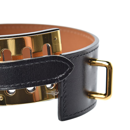 Hermes Box Intense Bracelet M Black 5 of 6