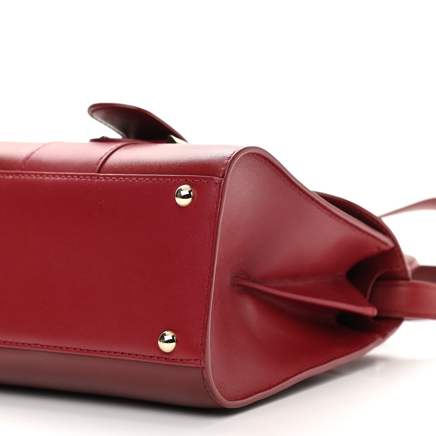 Delvaux Box Calfskin Mini Brillant Satchel Red 10 of 13