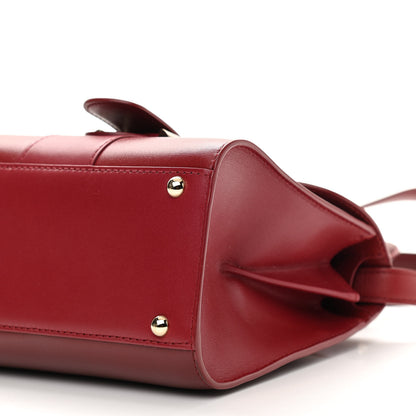 Delvaux Box Calfskin Mini Brillant Satchel Red 10 of 13