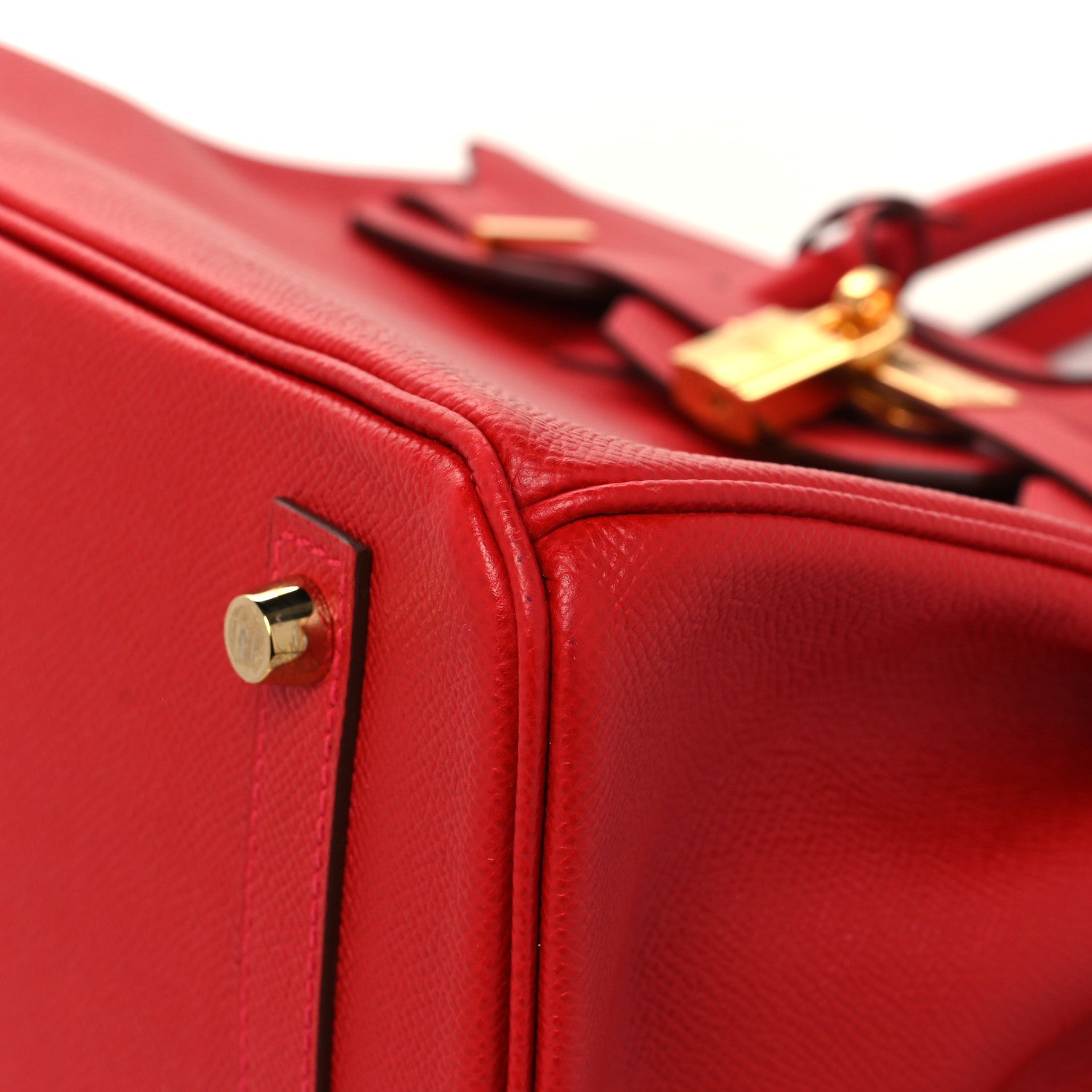 Hermes Epsom Birkin 30 Rouge Casaque 10 of 12