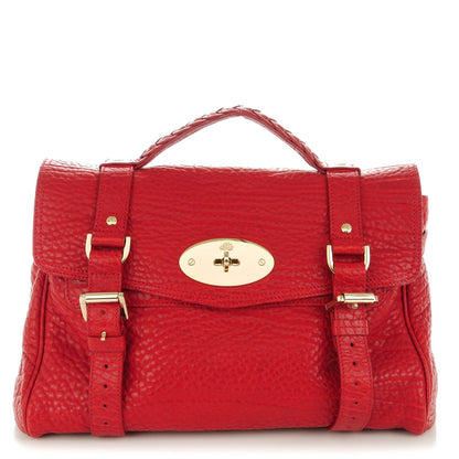 Mulberry Shrunken Calfskin Medium Alexa Poppy Red 1 of 8