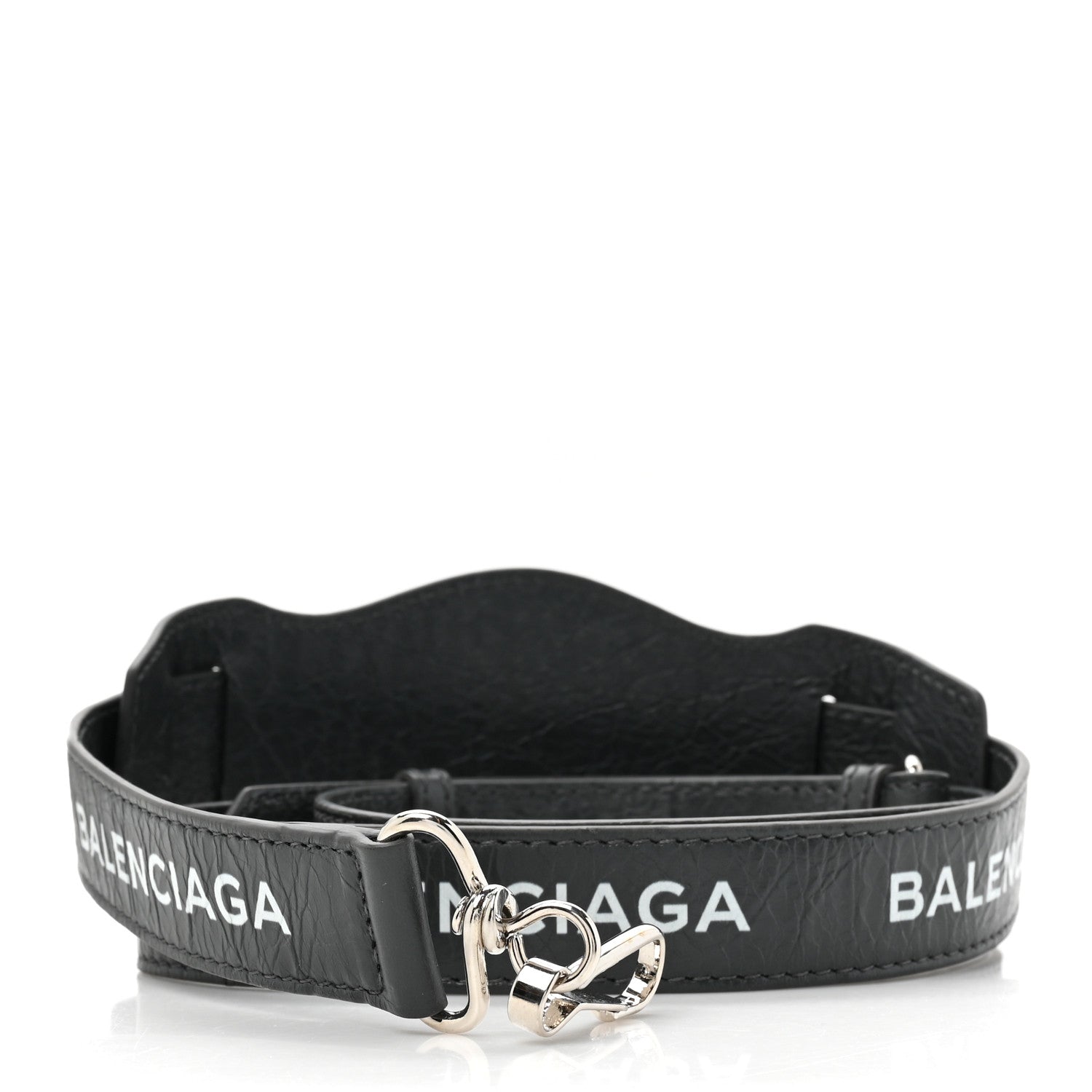 Balenciaga Agneau Classic Hardware Logo Shoulder Strap Anthracite 2 of 3