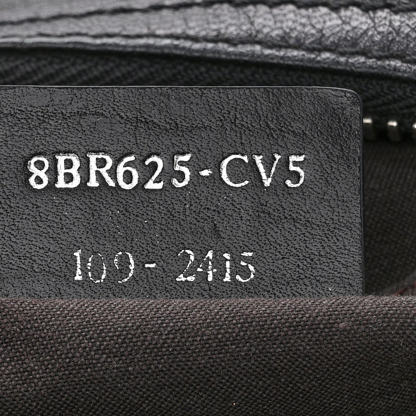 Sheepskin Zipper Hobo Black