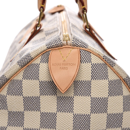 Louis Vuitton Damier Azur Speedy 30 7 of 10