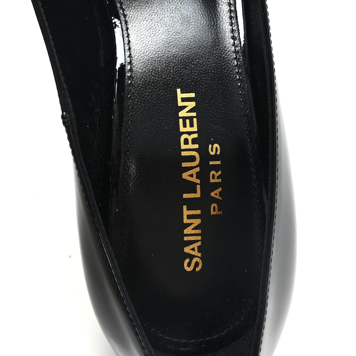 Saint Laurent Patent Opyum 110 Pumps 36 Black Gold 36 Black Gold 8 of 10