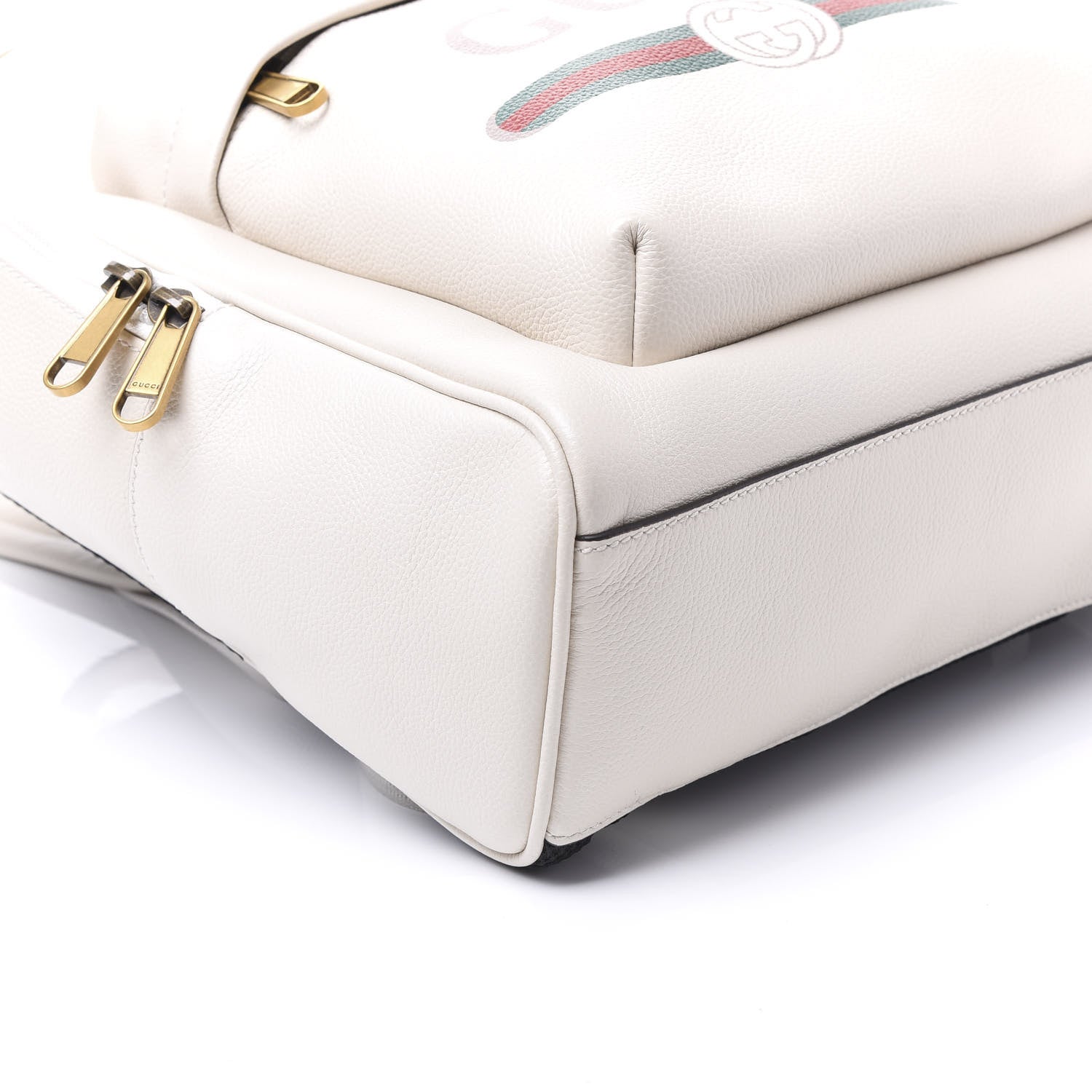Gucci Calfskin Logo Day Backpack Mystic White 9 of 10