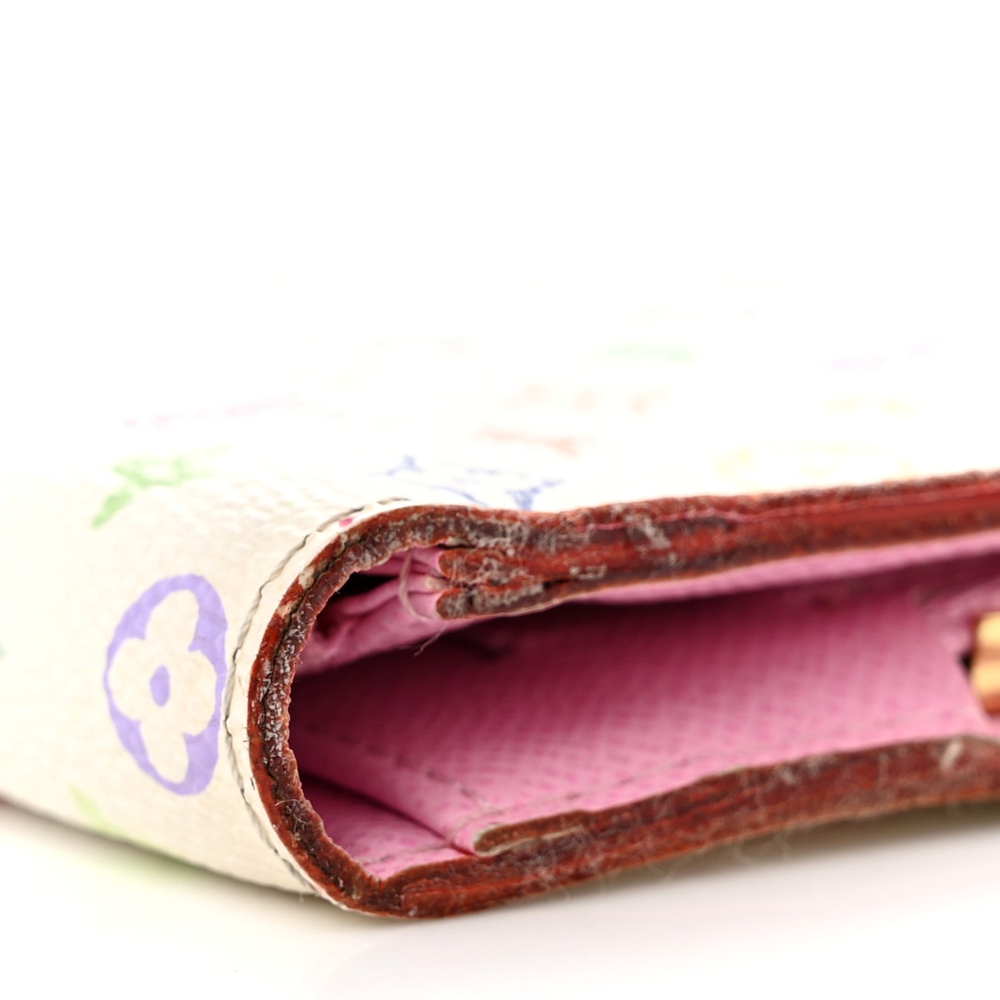 Monogram Multicolor Insolite Wallet White Litchi