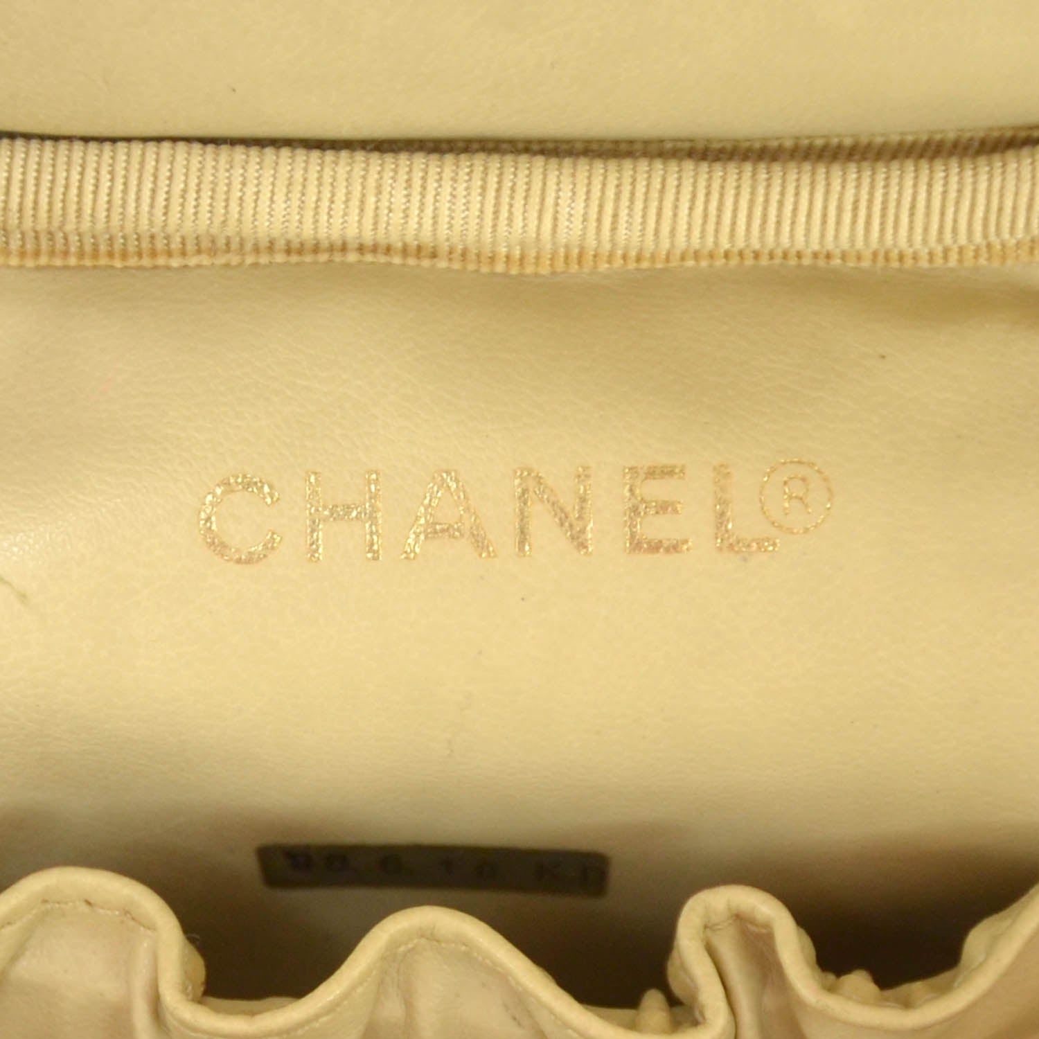 Chanel Caviar Cosmetic Bag Yellow 8 of 11