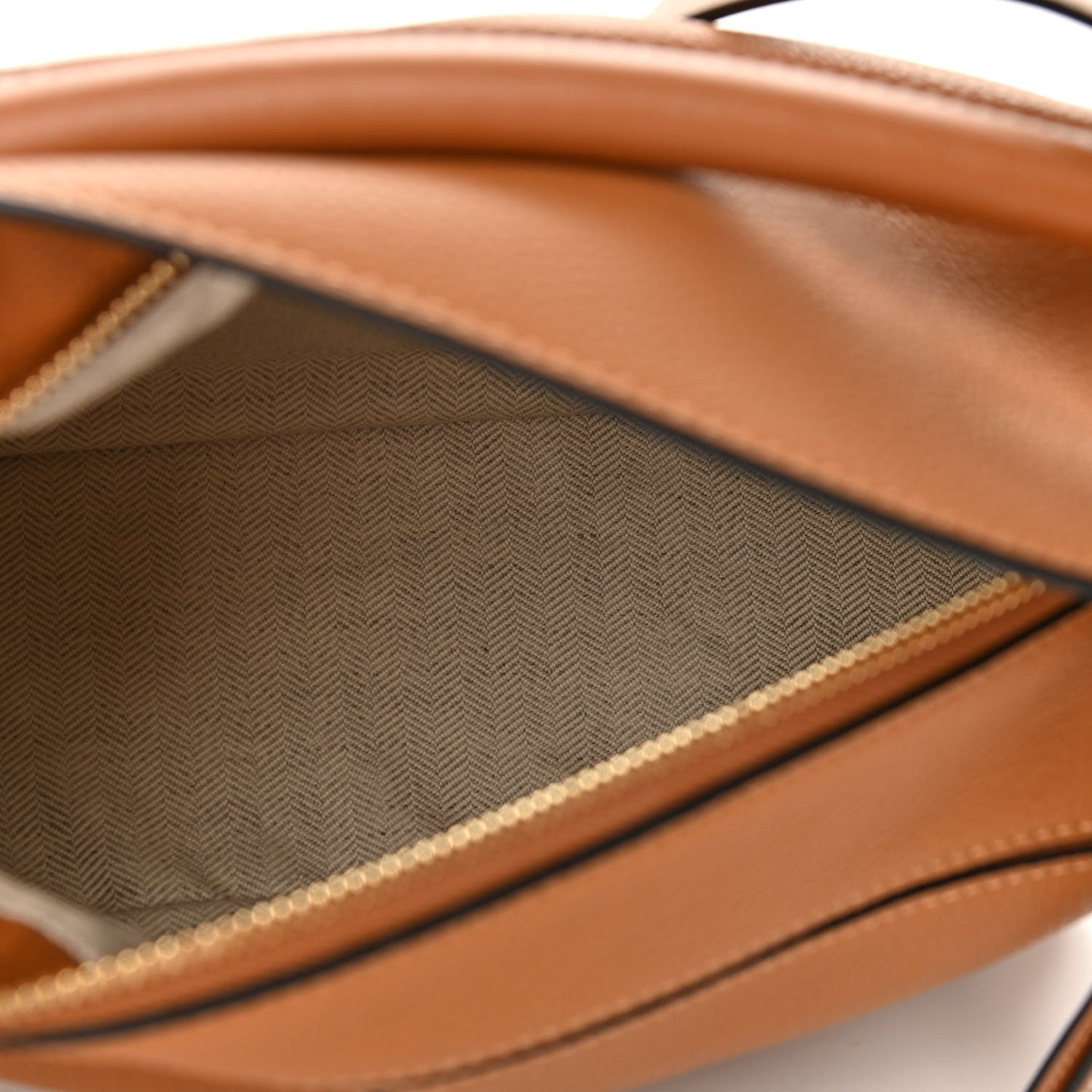 Calfskin Small Puzzle Bag Tan