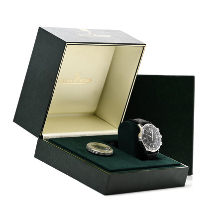 Jaeger-LeCoultre Platinum Calfskin 42mm Tribute To Polaris Automatic Watch Black 190.6.96 8 of 8