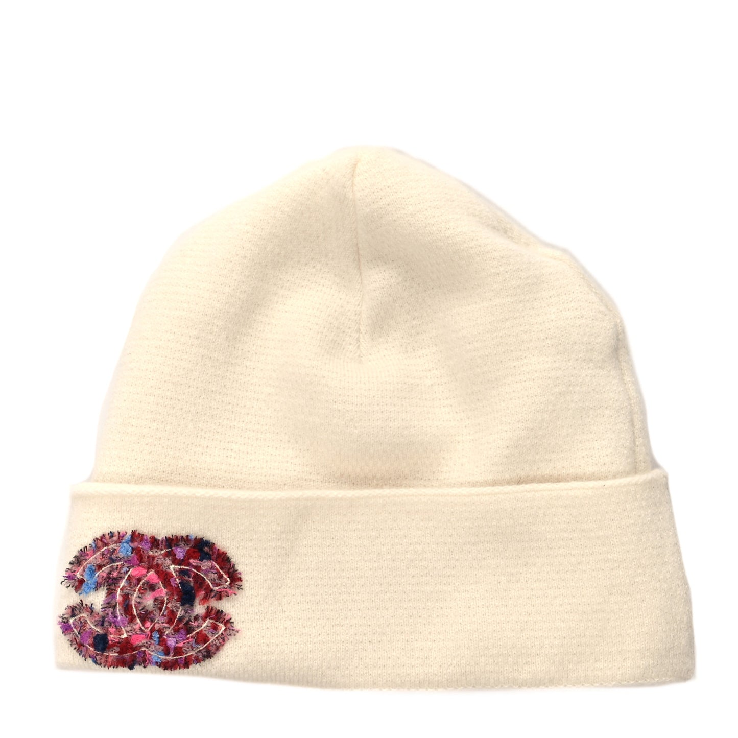 Cashmere CC Beanie Hat Ivory