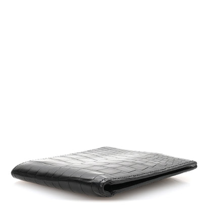 Hermes Matte Alligator MC2 Copernic Compact Wallet Black 4 of 6