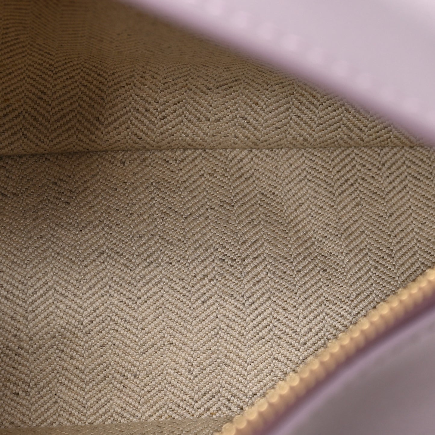 Calfskin Mini Puzzle Edge Bag Pale Aubergine Glaze