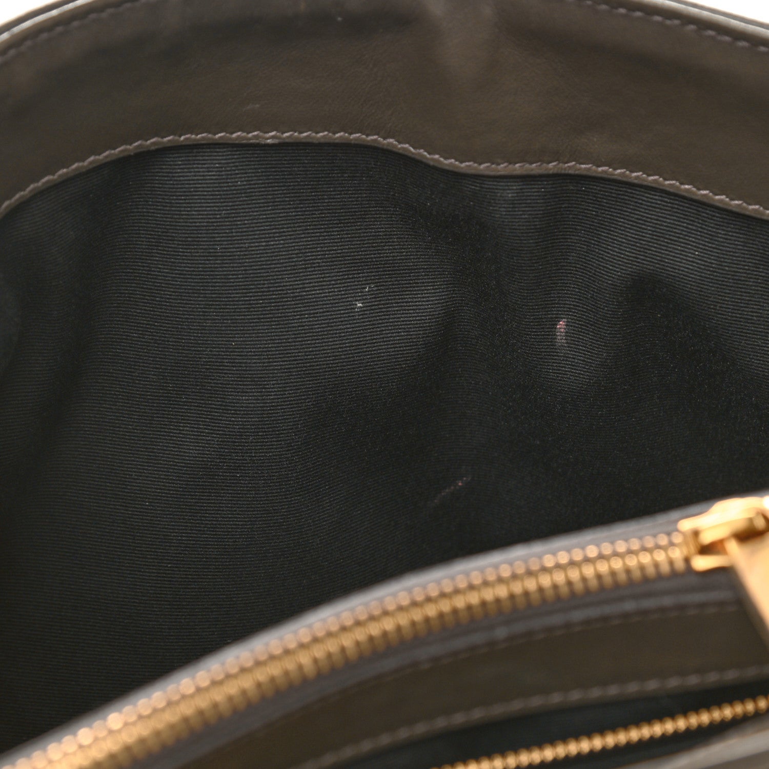 Saint Laurent Calfskin Y Quilted Monogram Medium Loulou Chain Satchel Dark Khaki 12 of 12