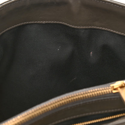 Saint Laurent Calfskin Y Quilted Monogram Medium Loulou Chain Satchel Dark Khaki 12 of 12