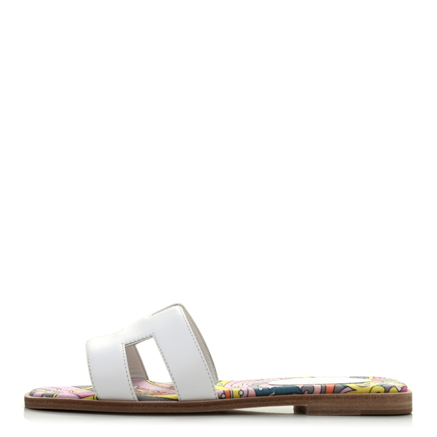 Faubourg Rainbow Oran Sandals 36 White Multicolore