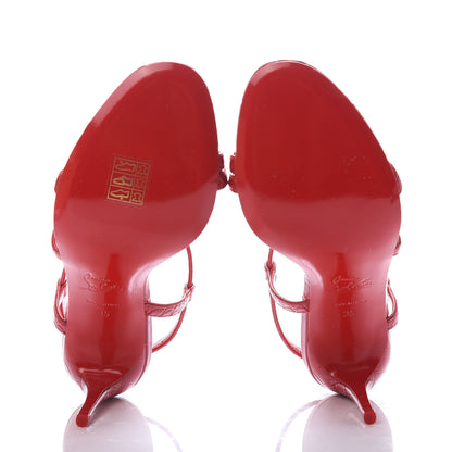 Christian Louboutin Calfskin Alligator Embossed Selima 85 Sandals 35 Loubi 5 of 8