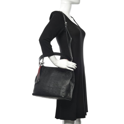 MCM Calfskin Ottomar Medium Klara Hobo Black 2 of 15
