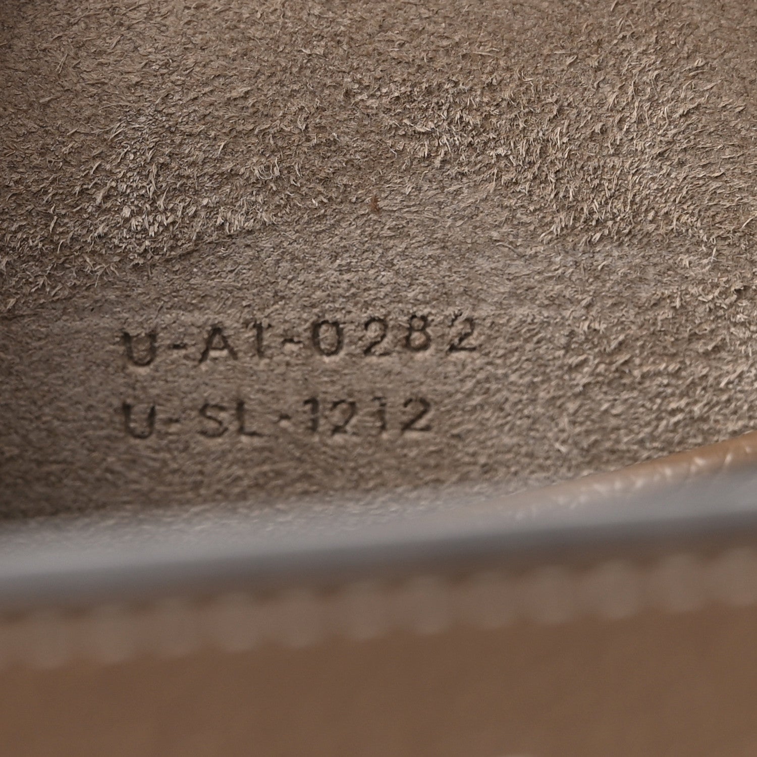 Celine Drummed Calfskin Nano Luggage Souris 7 of 14