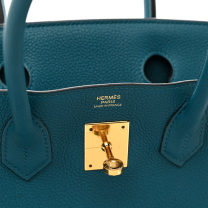 Hermes Togo BIRKIN 30 Cobalt 7 of 13