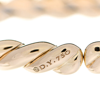 David Yurman 18K Yellow Gold 5mm Paveflex Bracelet 3 of 3