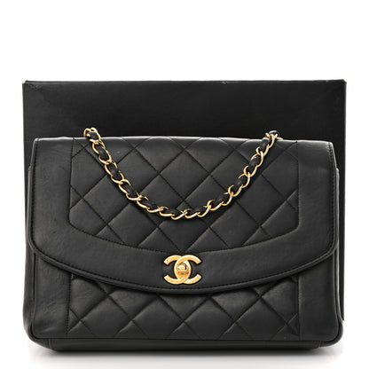 Chanel Lambskin Quilted Medium Single Flap Black 14 of 14
