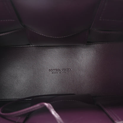 Bottega Veneta Foulard Intrecciato Pleated Medium Arco Tote Dark Mystic 5 of 9