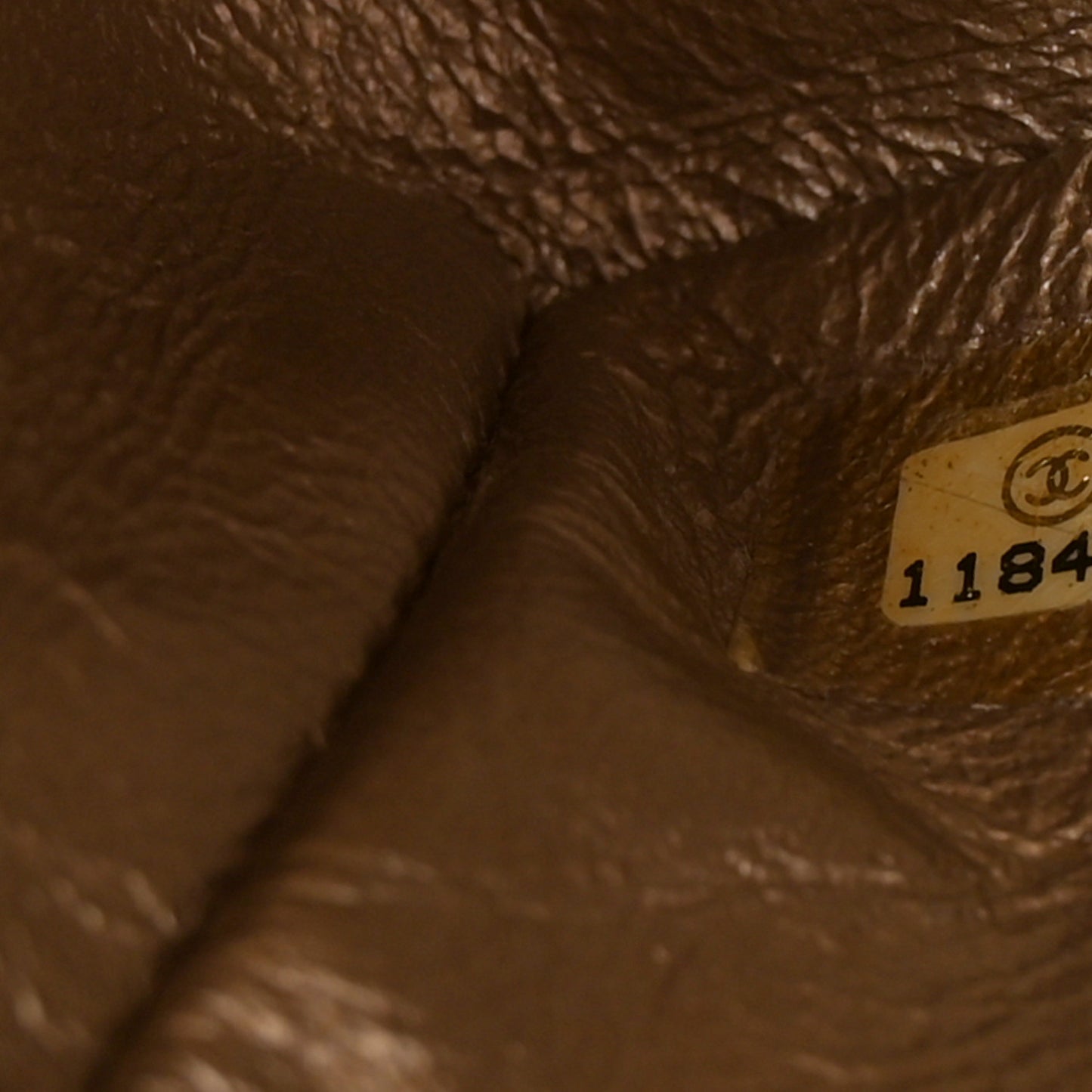 Metallic Lame Quilted Small Double Flap Gold