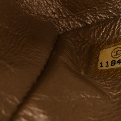 Chanel Metallic Lame Quilted Small Double Flap Gold 7 of 12