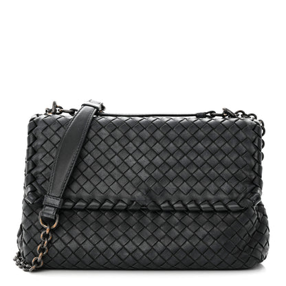Bottega Veneta Nappa Intrecciato Small Olimpia Bag Black 1 of 23