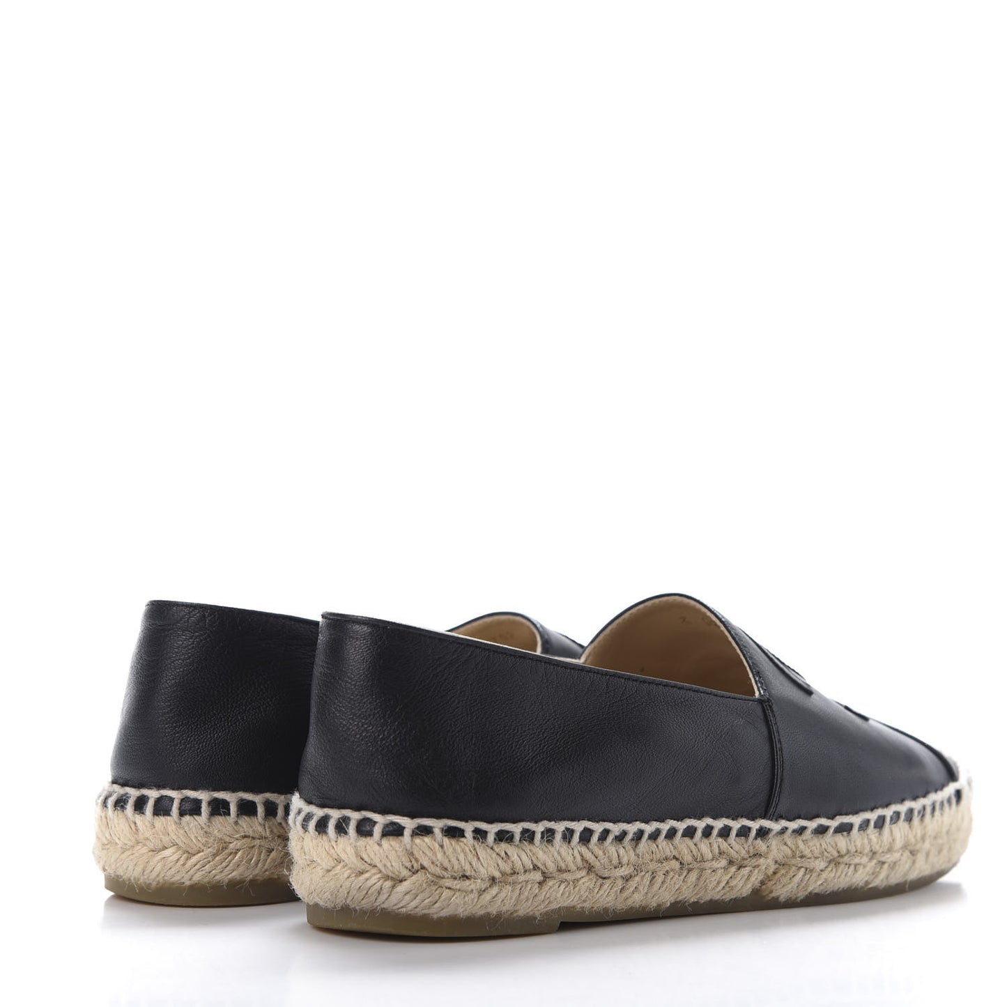 Lambskin CC Espadrilles 36 Black