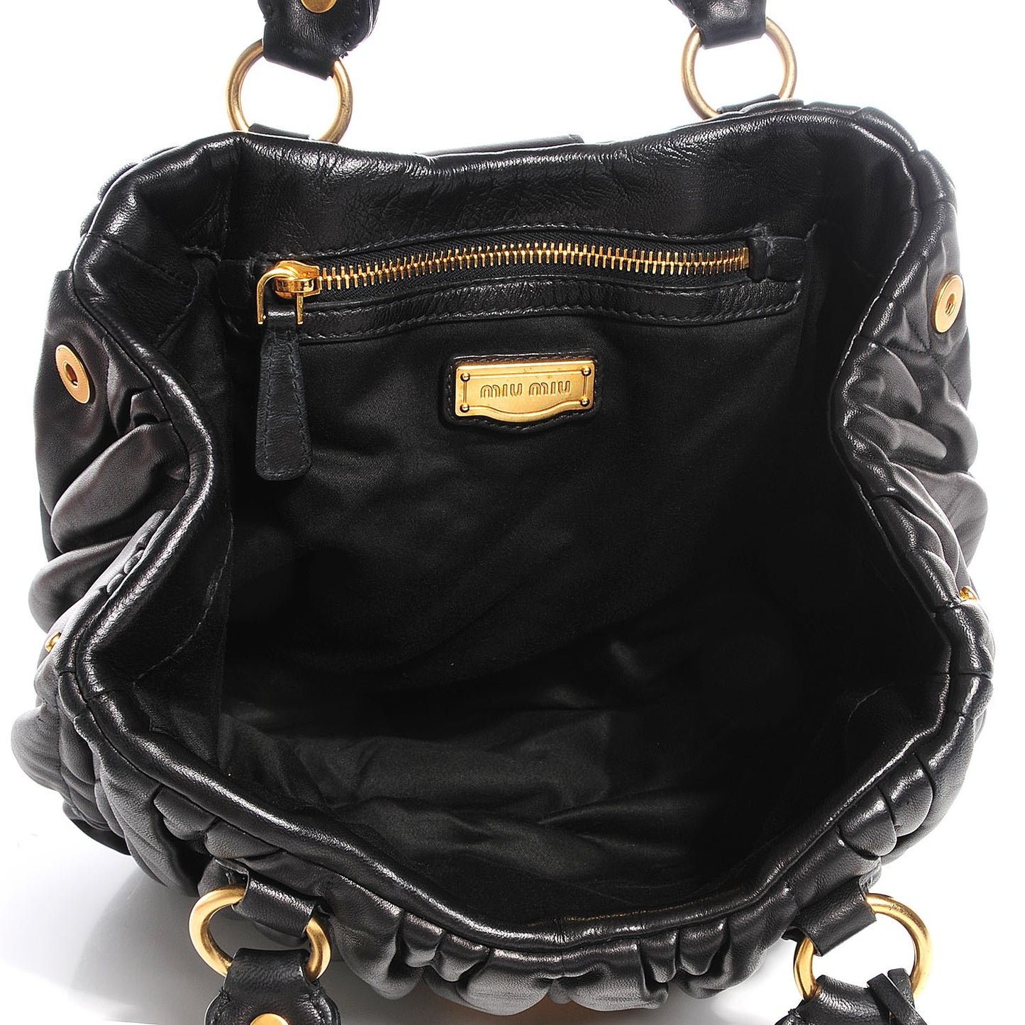 Nappa Matelasse Tote Nero Black