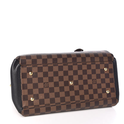 Louis Vuitton Cuir Taurillon Damier Ebene Normandy Black 4 of 12