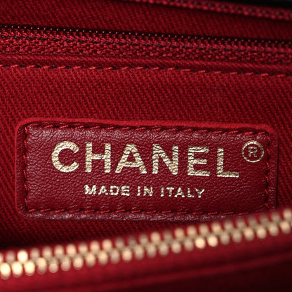 Chanel Aged Calfskin Chevron Quilted Medium Coco Handle Flap Black 6 of 10