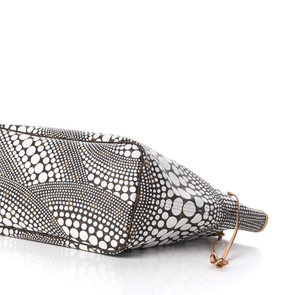 Louis Vuitton Monogram Kusama Waves Neverfull MM White 7 of 10