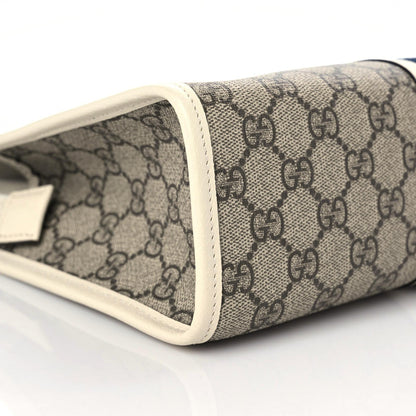Gucci GG Supreme Monogram Web Toiletry Case White 8 of 9