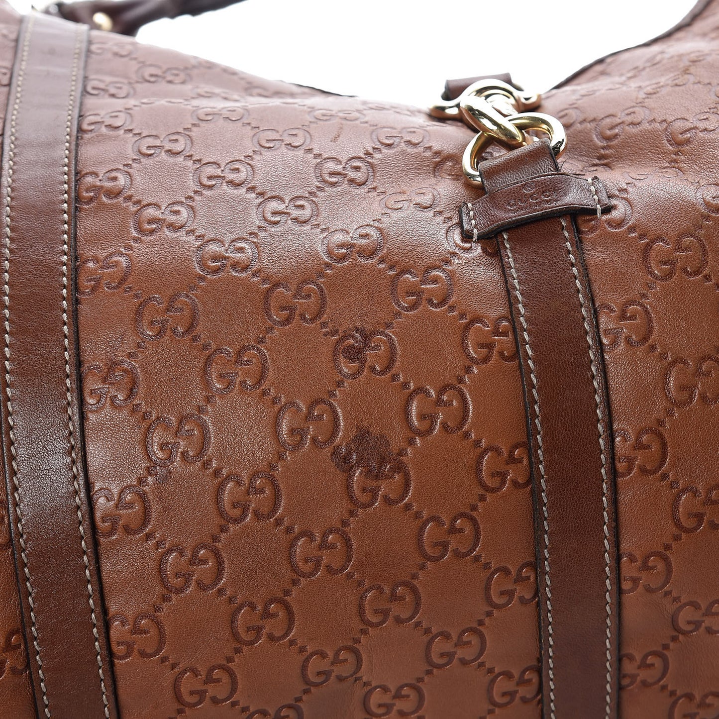 Guccissima Large Joy Shoulder Bag Brown