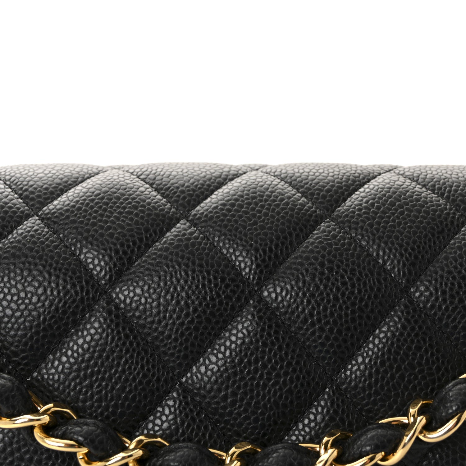 Chanel Caviar Quilted Jumbo Double Flap Black 8 of 10