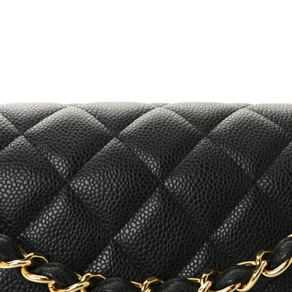 Chanel Caviar Quilted Jumbo Double Flap Black 8 of 10