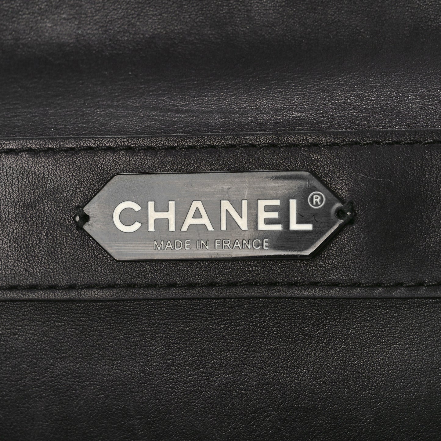 Calfskin Stitched Large Urban Luxury Top Handle Bag Black