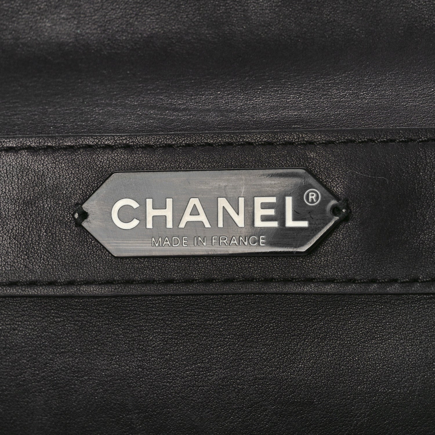 Chanel Calfskin Stitched Large Urban Luxury Top Handle Bag Black 6 of 12