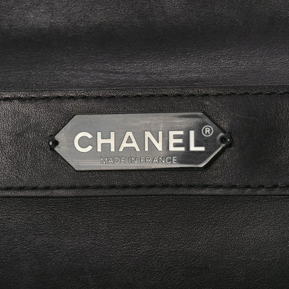 Chanel Calfskin Stitched Large Urban Luxury Top Handle Bag Black 6 of 12