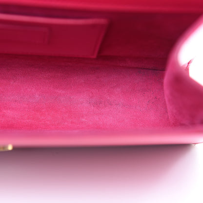 Saint Laurent Smooth Calfskin Medium Classic Monogram Kate Tassel Satchel Fuchsia 16 of 18